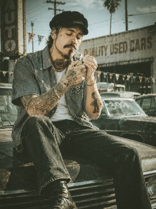 Dirty Work - Hickory Stripe Work Shirt