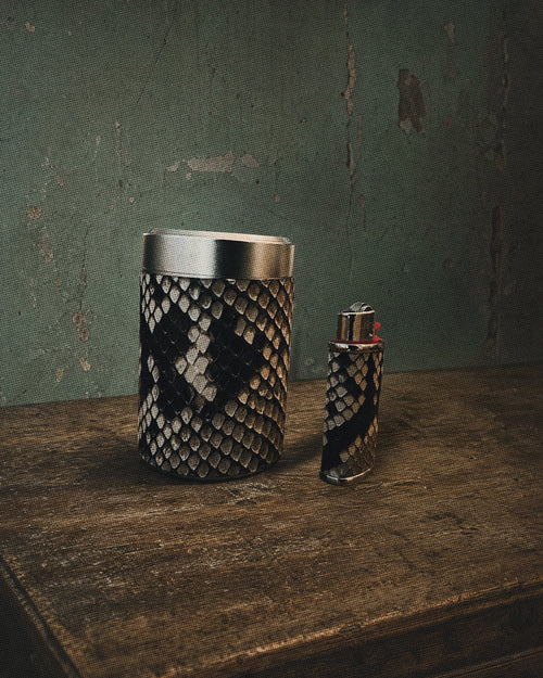 Diamondback Python Stash Jar & Mini Lighter Case Sleeve