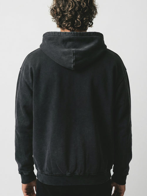 "The Remnant" Double Zip Distressed Hoodie