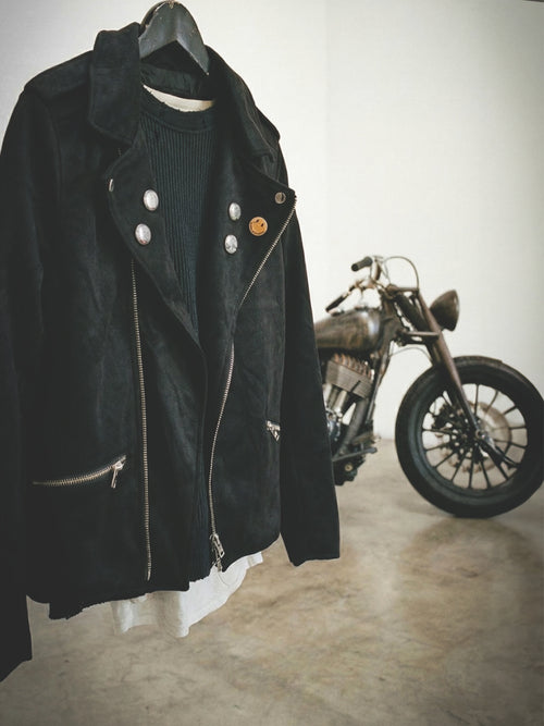Moto Jacket - Vegan Suede
