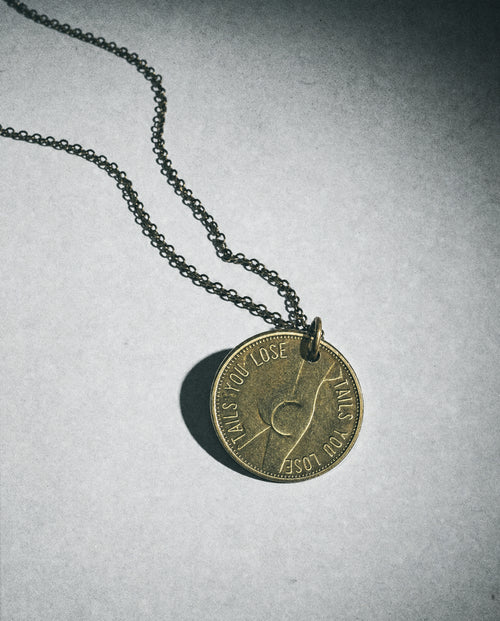 Vintage Peepshow Token Necklace
